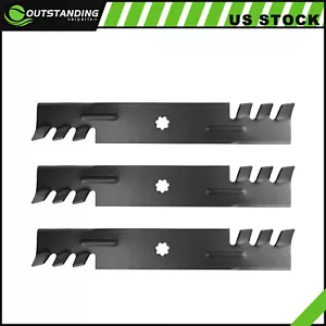 3 Deck Blade For John Deere 145 D140 155C D150 D160 LA130 LA140 GX21784 Gy20852 - Picture 1 of 9