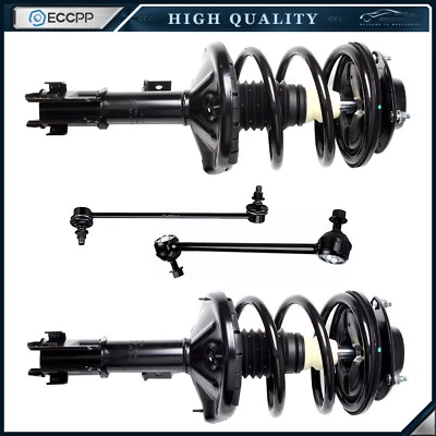 (2) Complete Strut Assembly (2) Sway Bar Fits 2001-2004 2005 Mitsubishi Eclipse Foto 1 de 4