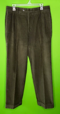 Pantalones de pana Jos A Bank para hombre marrón oliva oscuro talla 34 cintura Foto 1 de 4