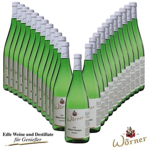 (4,75€/l) Müller-Thurgau trocken 24 Fl. WEINGUT WÖRNER  Wein Weißwein Pfalz - Bild 1 von 10