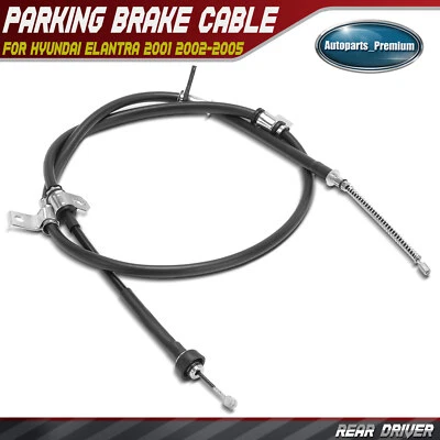 Cable de freno de estacionamiento LH conductor trasero para tambor trasero Hyundai Elantra 2001 2002-2005 Foto 1 de 4