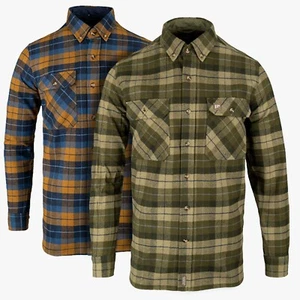 Jack Pyke Bleasdale Heavy Flannel Shirt Check Mens Country Shooting Hunting Top - Picture 1 of 23