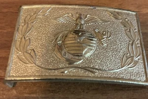 Original U.S Marine Corp Brass Belt Buckle - Picture 1 of 7
