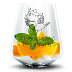 Cocktail Glas Rabe Sombrero - Geschenk Glck Spruch frhlich sein Tiermotive