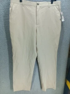 Tasso Elba Mens Dress Pants Beige Silk Blend NWT Sz 40 x 32 - Picture 1 of 7