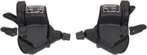 microSHIFT Mezzo Thumb-Tap Shifter Set, 7-Speed, Triple, Optical Gear - Picture 1 of 1