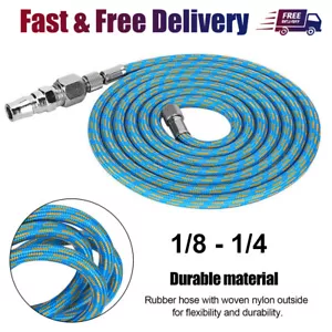 Airbrush Braided Hose Airbrush Compressor Hose Joint Pipe Airline Connect 180cm - Picture 1 of 13