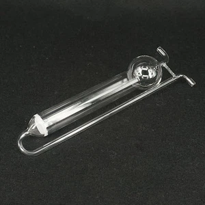75ml Lab Clear Glass Porous Absorbing Tube U-shape Gas Sampling Bottle Glassware - Picture 1 of 4