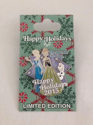 PIN DISNEY 2015 HAPPY HOLIDAY FROZEN ANNA ELSA OLAF HO HO LET IT GO 6000 Foto 1 de 3