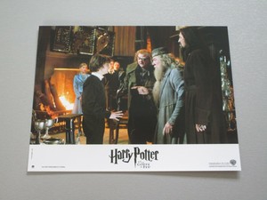 DANIEL RADCLIFFE BRENDAN GLEESON MICHAEL GAMBON ""HARRY POTTER..."" LOBBY CARD LB5