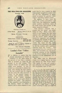 1906 James Catnach Yellow Journalism London Journalist History Research Article - Picture 1 of 1