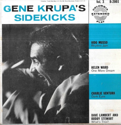 Gene Krupa - Gene Krupa&apos;s Sidekicks Vol. 3 1955 7", EP Columbia B-2001 Very - Image 1 of 4