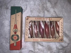 Vintage glänzende Brite deutsche Weihnachtsschmuck 1950er Jahre - Bild 1 von 8