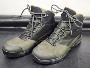 Salomon Men's Size 10.5 Outward Gtx Peat Trekking Boots Green 409579 - Picture 1 of 13
