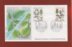 FDC 1985 - Nature from France - Trees - L' Elm And The Beech ( Ref. 4950) - Picture 1 of 2
