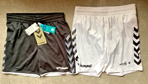 Hummel Black BEECOOL Polyester Lightweight Sports Shorts Age 10 Years BNWT - Picture 1 of 5
