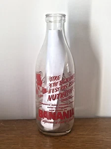 Ancienne Bouteille de lait BANANIA - Coopérative Laitière de Rennes - Picture 1 of 5