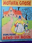 Mother Goose Rising Figure Bend-up Book 1930's Illustrated 14 pages New York #28