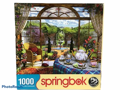 Springbok Jig Saw Puzzle 1000  24"X30" Made in USA The Conservatory - Image 1 of 4
