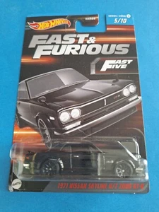 1971 Nissan Skyline H T GT R 🔥 1:64 GTR H/T Fast and Furious 5/10 SERIE 3 - Bild 1 von 4