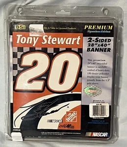 Tony Stewart # 20 HOME DEPOT DOUBLE SIDED 28" x 40" FLAG New - Picture 1 of 2