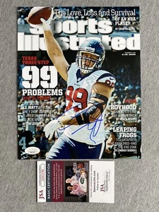 JJ WATT AUTOGRAPH 11/17/14 SPORTS ILLUSTRATED 8x10 COVER PHOTO JSA AI82198 - Picture 1 of 1