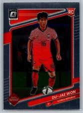 2021-22 Panini Donruss Optic Soccer Qatar #140 Du-Jae Won Rookie Card RC Korea