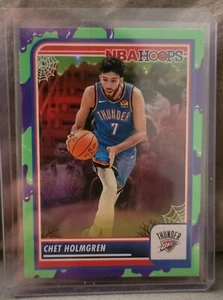 2023-24 Panini NBA Haunted Hoops Chet Holmgren #38 Green Slime Parallel NM - Picture 1 of 2