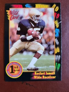 WILD CARD REDEMPTION Rocket Ismail Notre Dame FIGHTING IRISH #22 - Bild 1 von 1