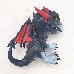WowWee Fingerlings Untamed Dragon Shockwave Interactive Toy Figure Blue Red Horn