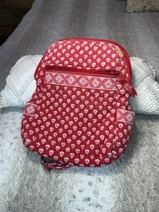 Vera Bradley Red and White Backpack - Picture 1 of 10