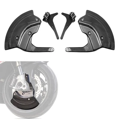 Cubierta de refrigeración de disco de freno delantero de fibra de carbono para BMW S1000RR M1000RR 2019-2024 Foto 1 de 4