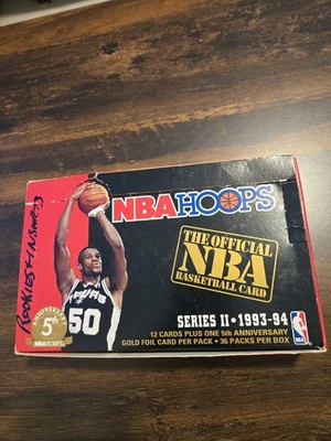 1993-94 NBA Hoops Series 2 Hobby Basketball Cards In Box - Image 1 of 4