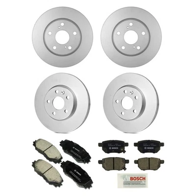 For Toyota Prius V 12-16 QuietCast Premium Front & Rear Brake Kit w Ceramic Pads Foto 1 de 4