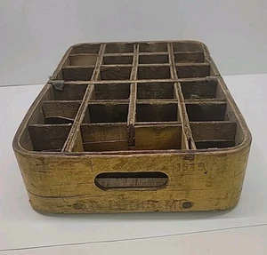 Coca-Cola 1949 Rounded Corners Wooden Crate St Louis MO Rare! - Picture 1 of 22