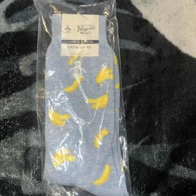 Lote de 3 meias The Original Penguin Crew novas com etiquetas - Imagem 1 de 4