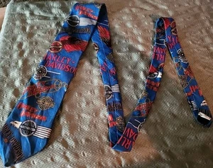 Ralph Marlin Harley-Davidson 1996 "Decals" Tie - Picture 1 of 4