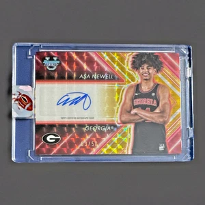 ASA NEWELL 2024-25 Bowman University Best - POSSESSION ARROW AUTO - ORANGE /25 - Picture 1 of 3