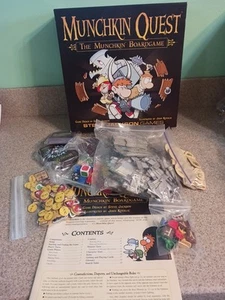 Munchkin Quest The Munchkin Board Game Steve Jackson Games Complete - Picture 1 of 12