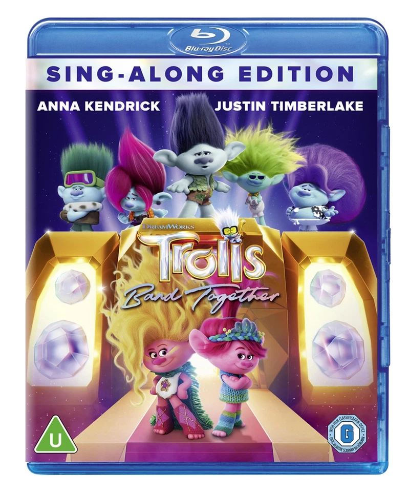Trolls Band Together [2023] [Blu-ray] [Region Free] [Blu-ray] [2024]  [Free P&.. - Image 1 of 1
