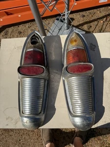 Pair FORD ZEPHYR Tail Light Used Spare Parts Restoration Free Shipping - Picture 1 of 15