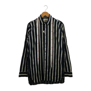 MIHARA YASUHIRO Major Long Sleeve Shirt 46 Black Cotton Japan - Picture 1 of 5