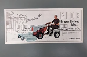 Gravely 1960s Convertible Mower Ad Brochure - Picture 1 of 4