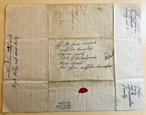 1856 Pennsylvania Handwritten Letter w/ Wax Seal – Kelley Family - Picture 1 of 10