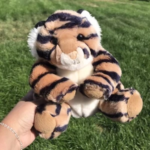 Aurora Tiger Plush 9” Stuffy Toy Stuffed Animal Jungle Zoo - Picture 1 of 10
