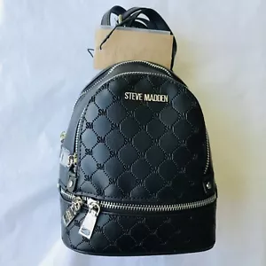 Steve Madden Schwarz BVIKI Mini Rucksack/Slingbag Größe: B:7" H:7" T:4" - Bild 1 von 6