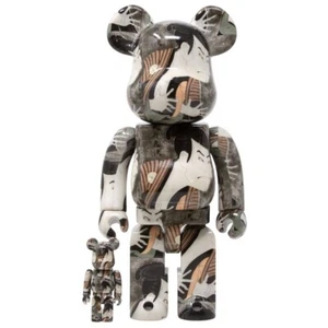 Toshusai Sharaku Sansei Otani Oniji III 100% & 400% Bearbrick Set by Medicom Toy - Picture 1 of 3
