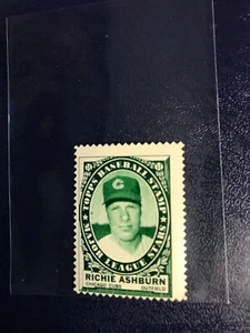1961 Topps Baseball Stamps Richie Ashburn - Picture 1 of 2