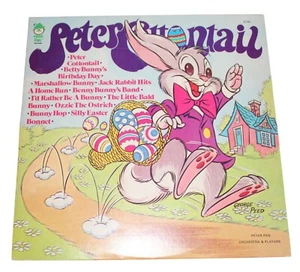 Peter Cottontail Vinyl Lp Peter Pan Records Peter Cottontail Game Back Cover - Picture 1 of 3