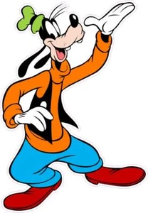 Goofy the Dog Bumper Sticker Window Decal Multiple Sizes - Bild 1 von 1